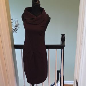 Porto Brown Midi Dress. Porto Size 0.